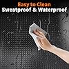 Double-Sided Non-Slip Workout Mat for Elliptical Machine, 23.6 x 17 Stepper Mat for Under Desk Ellipticals & Pedal Exercisers, Stability & Floor Protection, Compatible with Vibration Plate