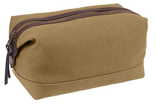 Rothco Canvas & Leather Travel Kit (Coyote Brown)