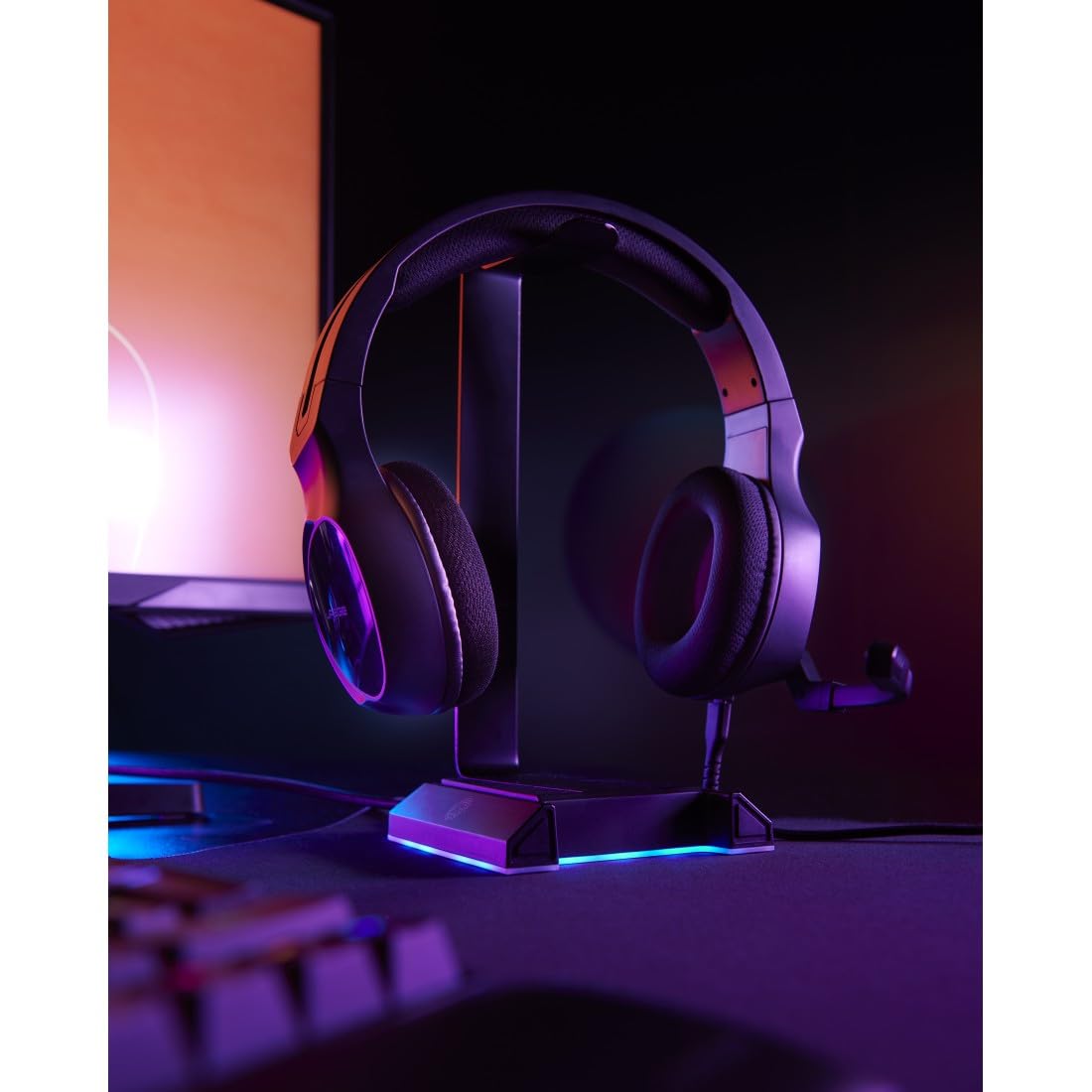 uRage Cuffie da gioco per microfono (cuffie over-ear Gamer, certificate DTS X, Micro Flip to Mute, Cavo Jack Uflex Rimovibile, Cuffie Micro Multipiattaforma PC/PS/Xbox/Nintendo Switch) Nero