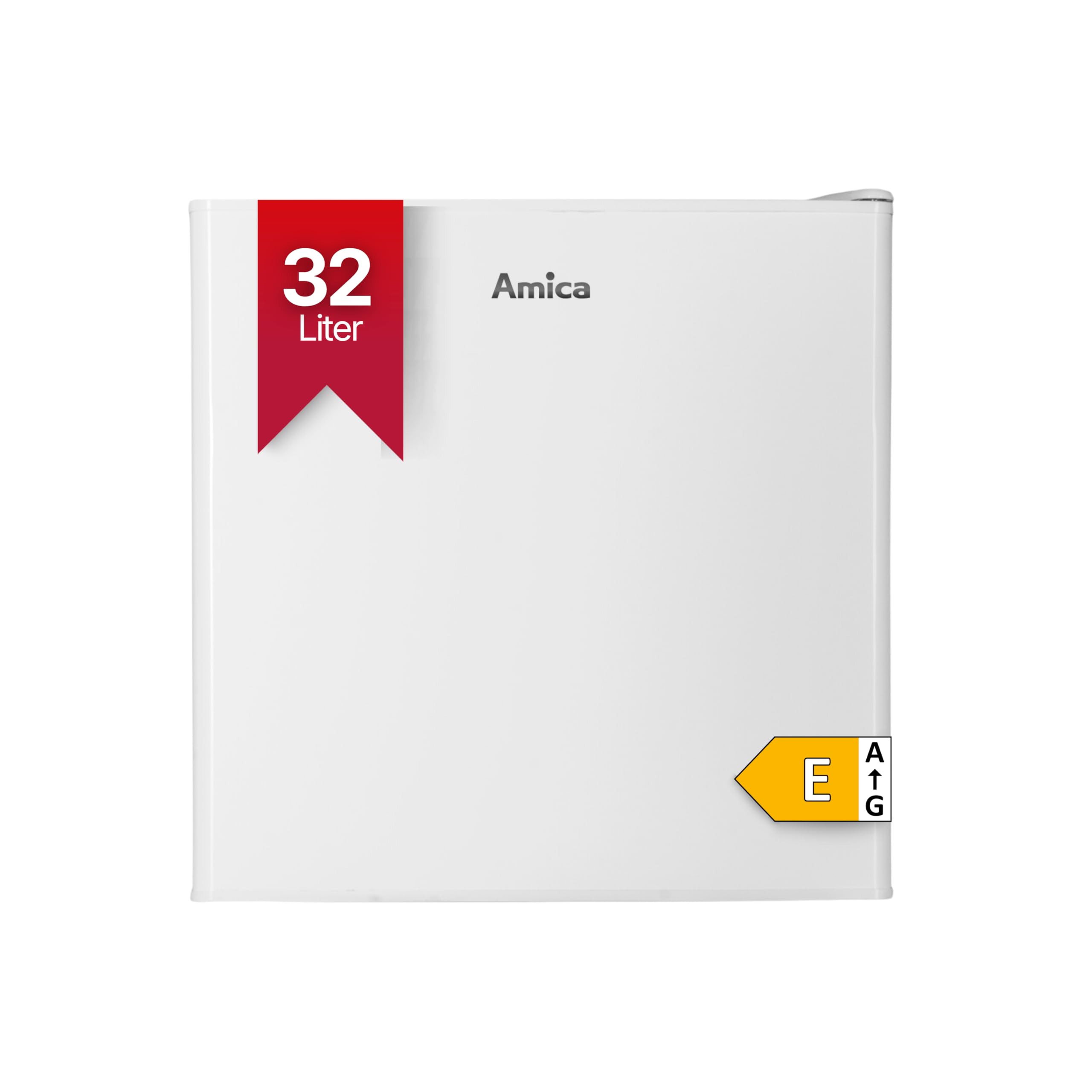 Amica Gefrierbox freistehend 32 l manuelle Abtauung Gefrierfach‑Ablage Eiswürfelbehälter 50 x 48 x 44,5 cm – Gefrierschrank Freistehend Weiß