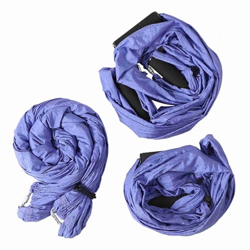 Demeras Yoga trapets, nylontyger Aerial Swing Sling Hudvänlig Antigravity Yoga Hängmatta för Hemgym Hängning (Lila)