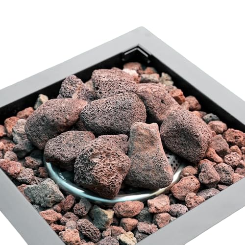 Piedra de Lava para Barbacoa 2 kg – Auténtica Piedra Volcánica Ligera y Porosa – Retiene el Calor y Distribuye la Temperatura Uniformemente – Ideal para Parrillas a Gas y Carbón tamaño 3-5 cm