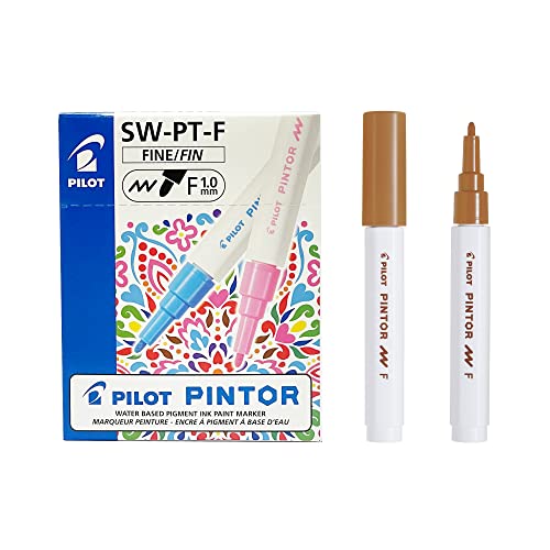 Marqueur peinture Pilot Pintor marron à pointe ogive couvrante 2,9mm