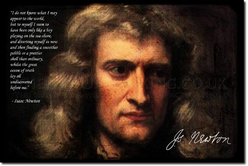 The Pop Culture King Isaac Newton fotografía en afiche o póster. Lámina artística y Original para Regalo 30x20 cm