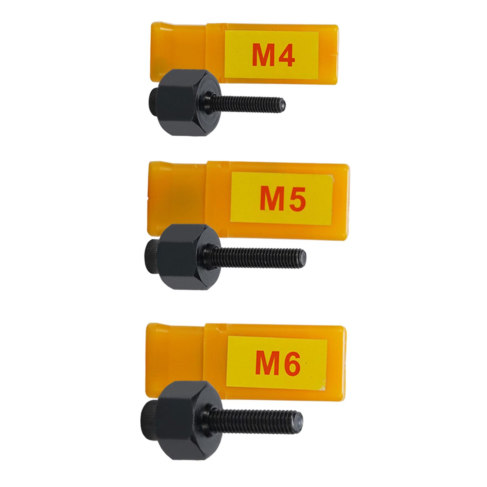 of 3 Portable Hand Rivet Nut Installation Heads Ideal for DIYer Enthusiasts and Home Repair Tasks Lightweight Design Anti Rotation