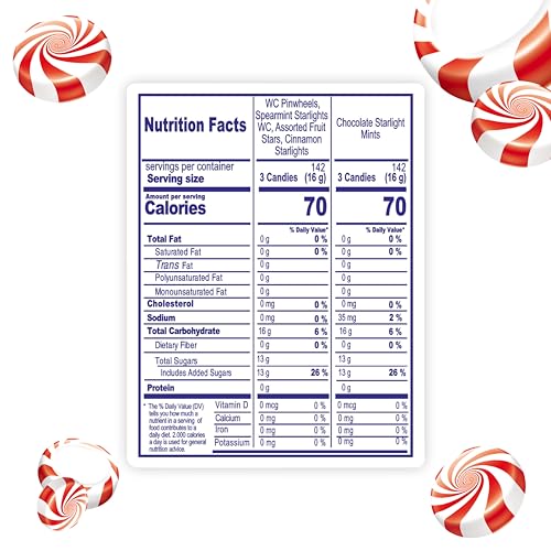 Colombina Starlight Mints Refreshing Peppermint Candies 5 Lbs Sharing Holiday Candy Dishes Ideal Renowned Peppermint Tre