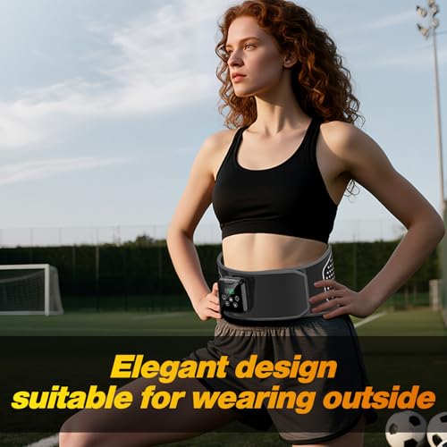 Image of Cordless Heated Back Waist Massager, 3-in-1 Kneading Vibration Massage Belt, Ideal Gift for Parents Men Women, 4 Heating Levels, 4000mAh Rechargeable Battery, Adjustable for Home Office Travel Use