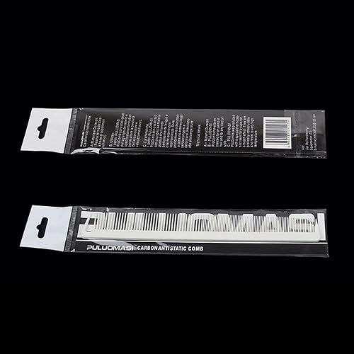 Miniatura 3 de Peine de pelo antiestático resistente al calor de peluquería profesional de peluquería blanca para peluquería (8 unidades, blanco) 8 piezas