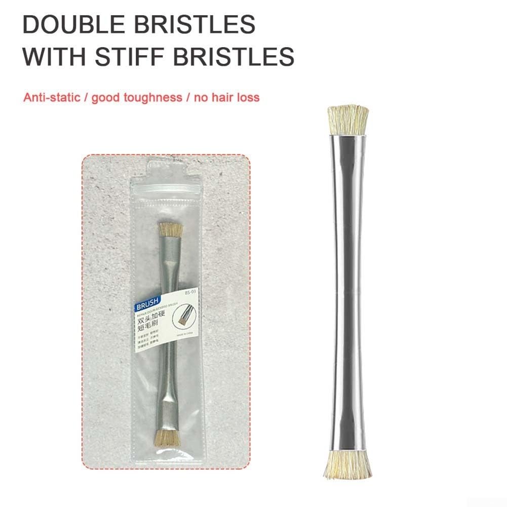 Brosse à souder pour circuits intégrés ElectronFor conçue pour nettoyer les circuits imprimés et les pièces de téléphone portable avec soin