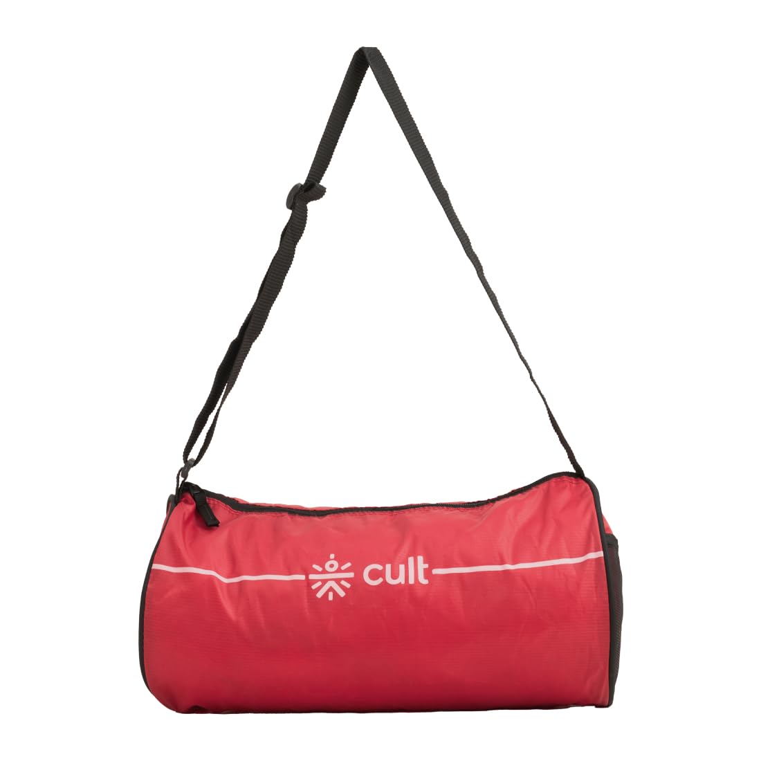 Cult Gym Bag for Men & Women Workout – 12L Water Repellent Sports Duffel with Adjustable Strap, Side Mesh Pocket – Lightweight Travel Bag for Fitness, Training & Daily Use - Red