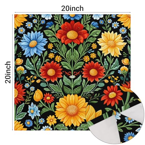 Servilletas de Tela Cuadradas 20x20 Pulgadas Pack x6 miniatura 2