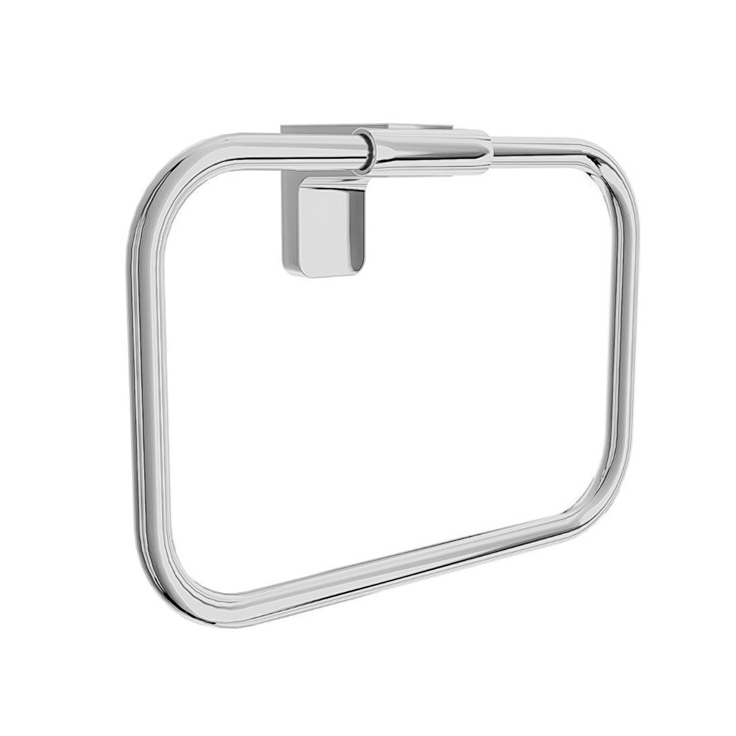 Badem10 Metal Sağlam Vidalı Krom Renk Havluluk Aparat Banyo Mutfak Lavabo Havlu Standı Paslanmaz