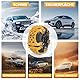 Schneeketten, 6 Stück Universal Schneeketten für Auto, SUV Reifen Anti Schneeketten Snow Chains für Eis, Schnee und matschigen Straßen (Reifenbreite 165mm-265mm/6.5-10.4’’)