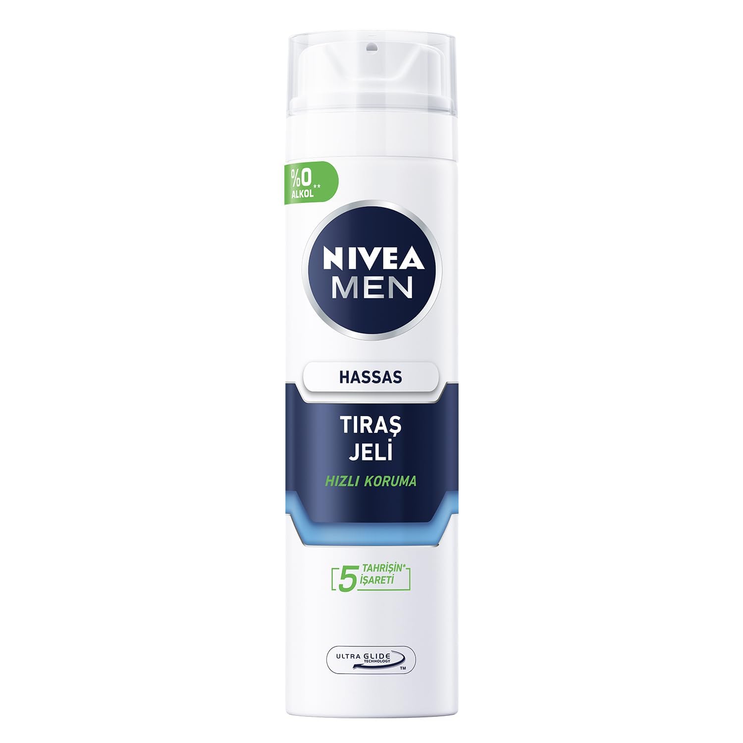 NIVEA MEN Erkek Hassas Tıraş Jeli 200 ml+ NIVEA MEN Erkek Sprey Deodorant Deodorant Black&White Invisible Fresh 150 ml