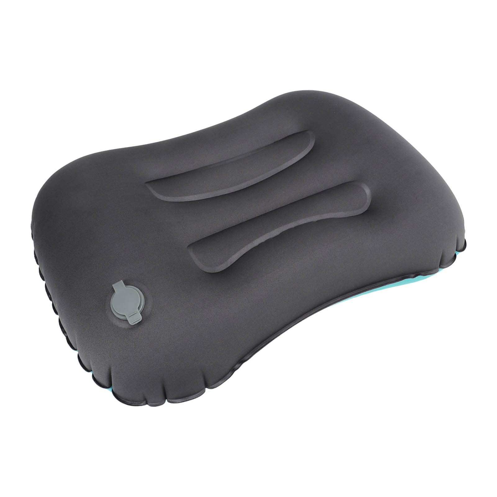 Inflatable Headrest, Arch Structure Polyester Portable Backpacking Cushion with Storage Bag for Outdoor Use