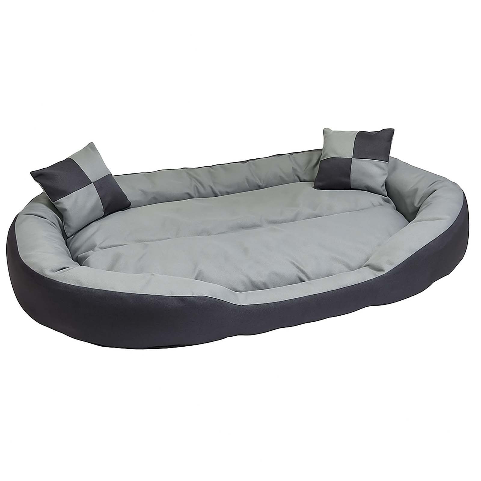 Hossi's Wholesale 2w1 Hundebett XXL - kuscheliges, waschbares Hundekorb Big Tier Sofa - Größe L 110x80x20cm
