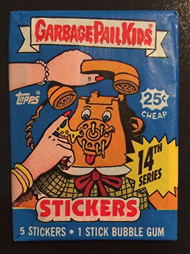 Topps Garbage Pail Kids 14th Series Stickers Bubble Gum