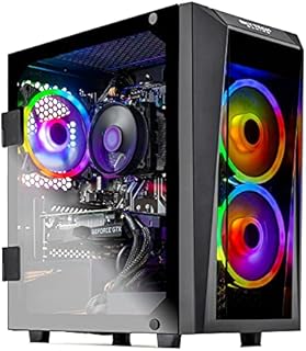 SkyTech Blaze II Gaming Computer PC Desktop - Ryzen 5 3600 6-Core 3.6GHz, GTX 1660 Super 6G, 500G SSD, 16GB DDR4 3200, RGB, AC WiFi, Windows 10 Home 64-bit