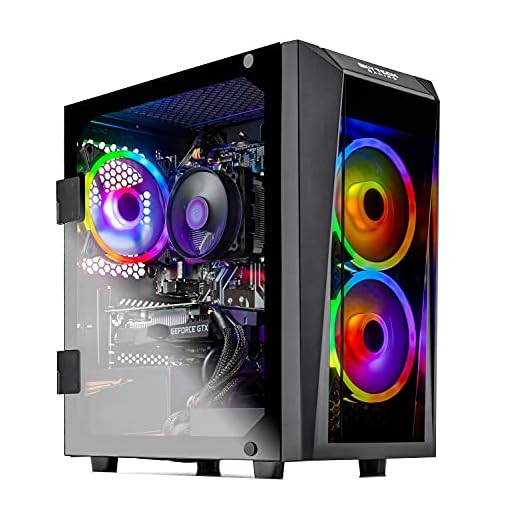 SkyTech Blaze II Gaming Computer PC Desktop - Ryzen 5 3600 6-Core 3.6GHz, GTX 1660 6G, 500G SSD, 16GB DDR4 3000, RGB, AC WiFi, Windows 10 Home 64-bit