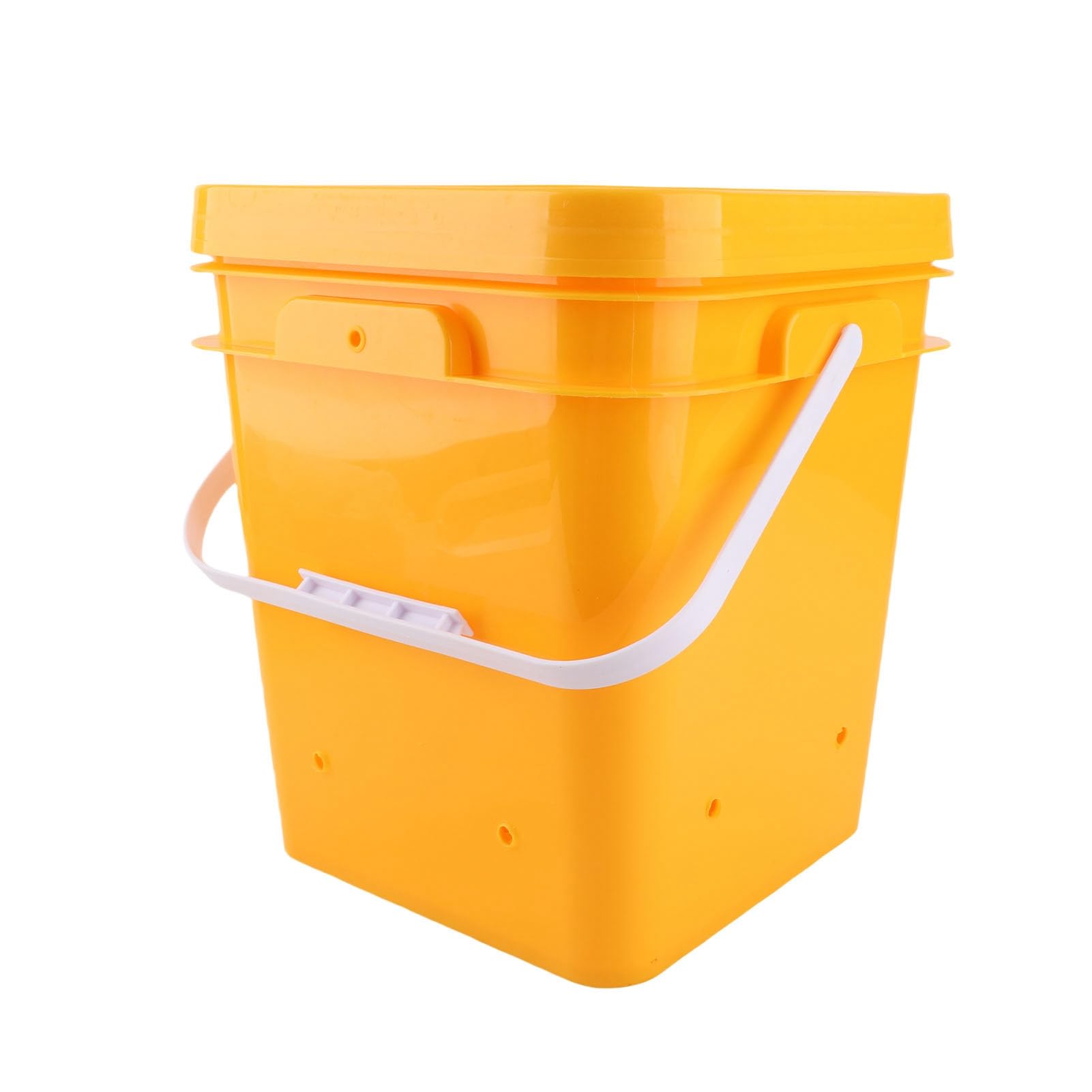 Generic Bebedero Automático para Pollos de Alta Capacidad con Cubo de Mano de 12 litros, de Riego por Gravedad para Codornices, Fácil Instalación, Plástico Duradero (Cubo + Tazón Azul Grande +