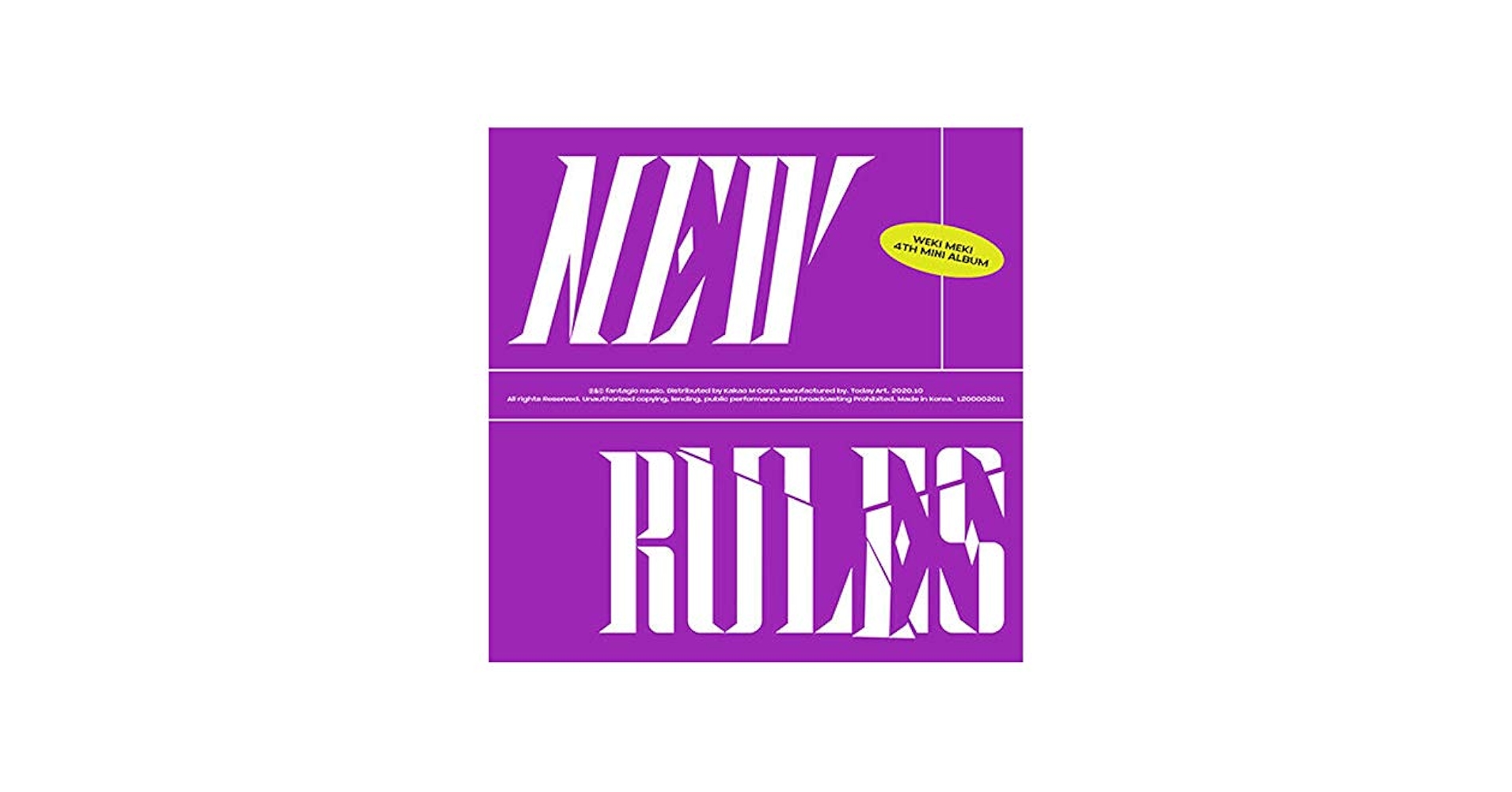 Weki Meki トレカ WEKI MEKI NEW RULES 4TH MINI ALBUM | INCLUDES 2 RANDOM WEKI