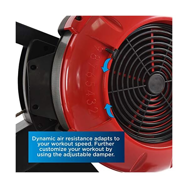 Stamina-X-Stamina-x-Amrap-Indoor-Rowing-Machine-Dynamic-Air-Resistance-Workout-Monitor-Wireless-Heart-Rate-Strap-Included Stamina X AMRAP Rower Machine with Smart Workout App - Foldable Rowing Machine with Dynamic Air Resistance for Home Gym Fitness - Up to 300 lbs Weight Capacity