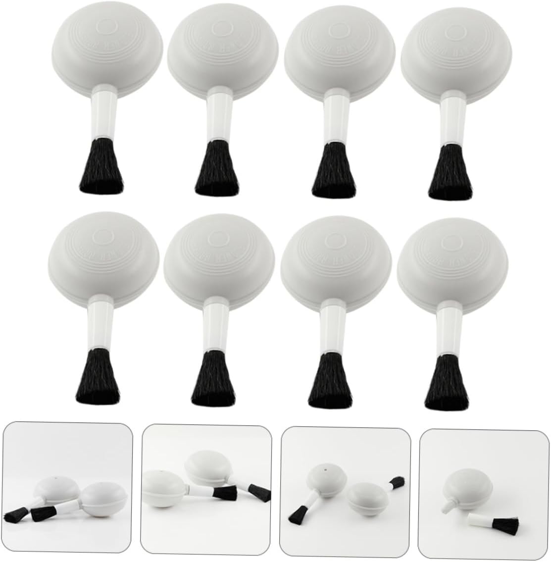 Vaguelly 8pcs Lens Blower Brush Set Dust Cleaner for Camera Phone Computer Detachable for Storage