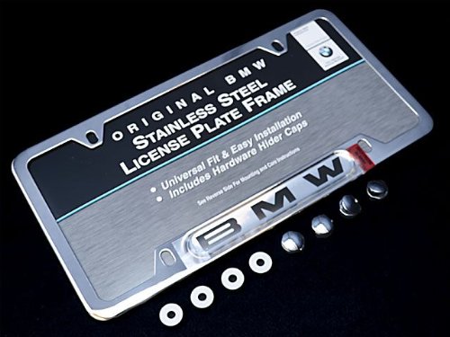 BMW E36 ライセンス プレート Amazon.co.jp: BMW ナンバープレートフレーム 光沢スチール OEM