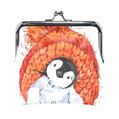 Preisvergleich Produktbild DEYYA Damen Autumn Leaves Striped Orange Kürbis-Doppelwand Isolierte Edelstahl-Vakuumwasserflasche, PU-Leder Etui Reise Thermotasse (17 Unzen) Einheitsgröße Mehrfarbig