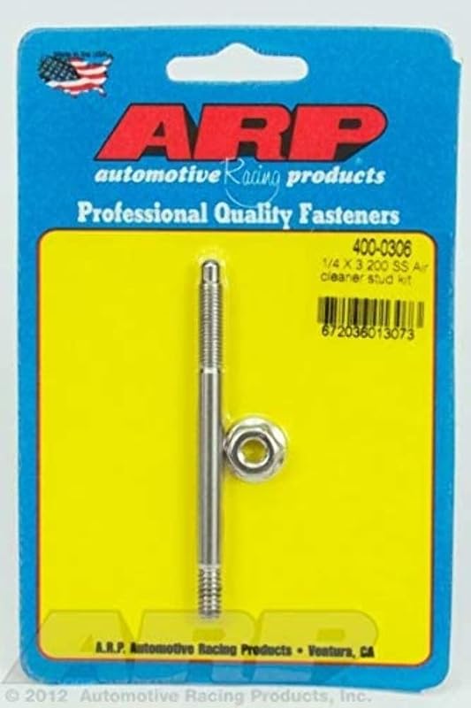 Prisioneiro do filtro de ar ARP 1/4-20 x 8,13 cm em aço inoxidável – 1 unidade