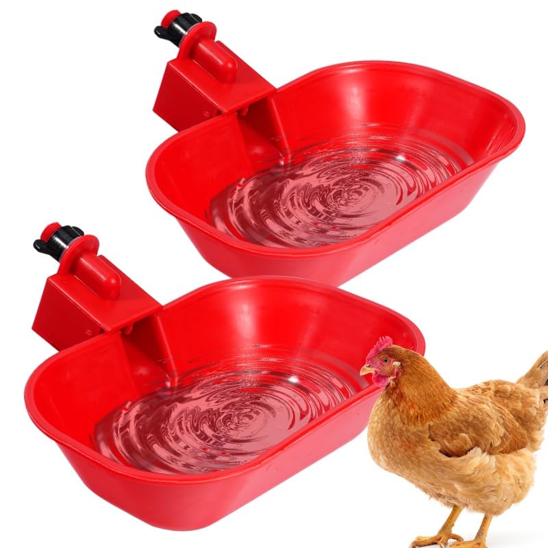 Ciotola for acqua potabile for animali domestici Distributore di acqua potabile for pollame Piazza allargata Pollo Anatra Oca Bere automatico 3/6/10 pezzi Strumenti di alimentazione