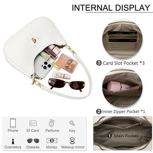 Image of KKXIU Shoulder Bag for Women Cute Hobo Vegan Leather Handbag