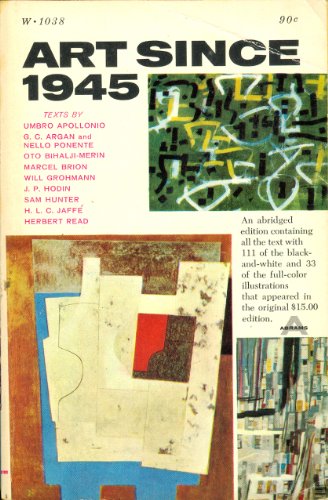 Art Since 1945 (W1038) B000NE5YL8 Book Cover