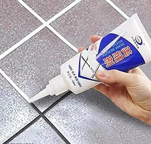 Kyosen~~Tiles Gap Filler Waterproof Tile Gap,Crack,Grout Filler Restoring Water Resistant Silicone Sealant for DIY Home Sink Gaps/Tiles Gaps/Grouts Repair Filler Tube (180 ml, White) (B0CL9Q1LJC) Amazon Price History, Amazon Price Tracker