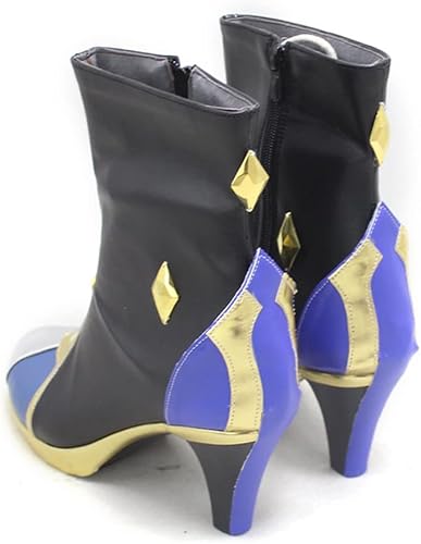 Miniatura 4 de Juego Genshin Impact Yelan Zapatos de cosplay Yelan Zapatos de mujer Zapatos de tacón alto Cosplay Zapatos