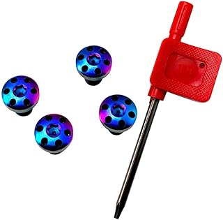 4PCS 1911 Grip Screws with Torx Key Stainless Steel Rainbow USA SHIPING - TEAMWILL