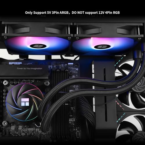 Image of Thermalright Aqua Elite 240 ARGB CPU Water Cooler, with Double PWM Fans, 1550RPM Speed,for AMD /AM4 /AM5& Intel LGA1150 /1151 /1155 /1156 /1200 / 1700 /1851(AE240 ARGB)
