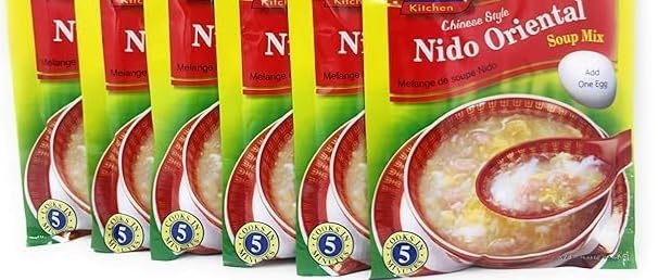Nora Kitchen - Chinese Style Nido Oriental Soup Mix, 2.18oz (62g) 6 Pack