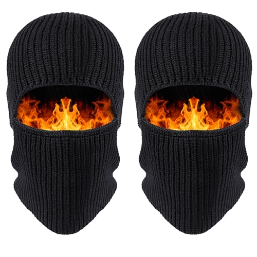 TAGVO Sturmhaube Winter für Herren Damen, Multifunktional Warme Beanie Mütze Skimaske, Leichte, Winddichte und Atmungsaktive Sturmhaube, Radfahren Motorrad Balaclava Gesichtshaube - Zwei Stile