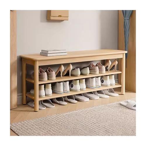 Scarpiera a 3 livelli B, elegante scarpiera con posti a sedere, per ingresso, soggiorno e camera da letto nize calzature e migliora l'arredamento della casa