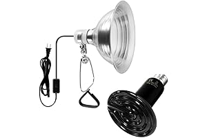 Best Infrared Heating Lamp for Dogs - Simple Deluxe 150W Ceramic Reptile Heater Combo