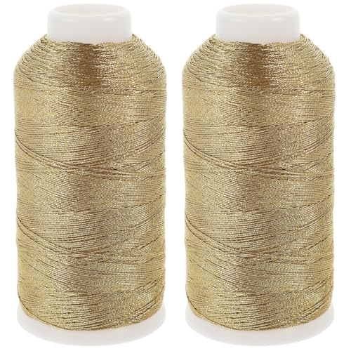 EXCEART Alambre Para Joyas De Bricolaje 2 Rollos Cuerda De Alambre Para Pulseras Artesanales Resistente Para Manualidades En Interiores Y Exteriores 787.40X0.03X0.01In