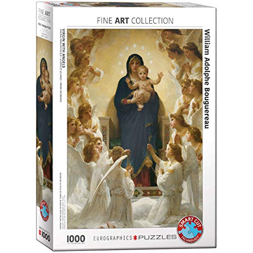 Eurographics Puzzle La Vierge aux Anges par Williams Adolphe Bouguereau 1 000 pièces