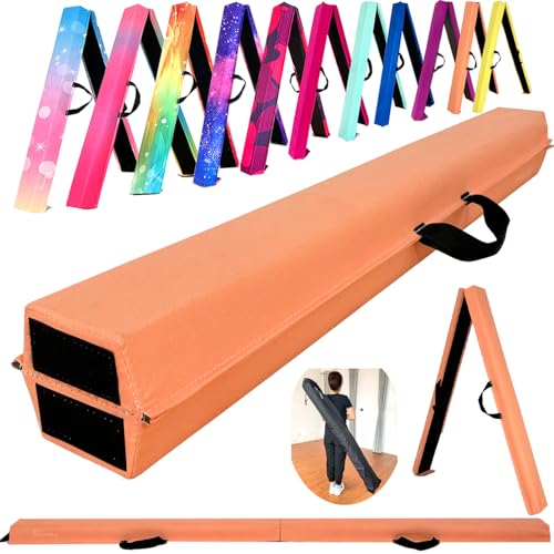 Image of Marfula 6 FT / 8 FT / 9 FT Folding Gymnastics Beam Foam Balance Floor Beam