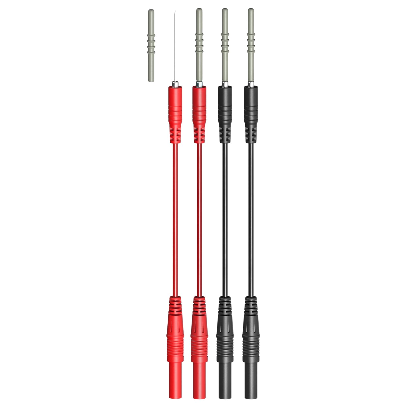 Goupchn 4mm Banana Plug Test Leads Kit, Red&Black 6PCS — Amazon image 8