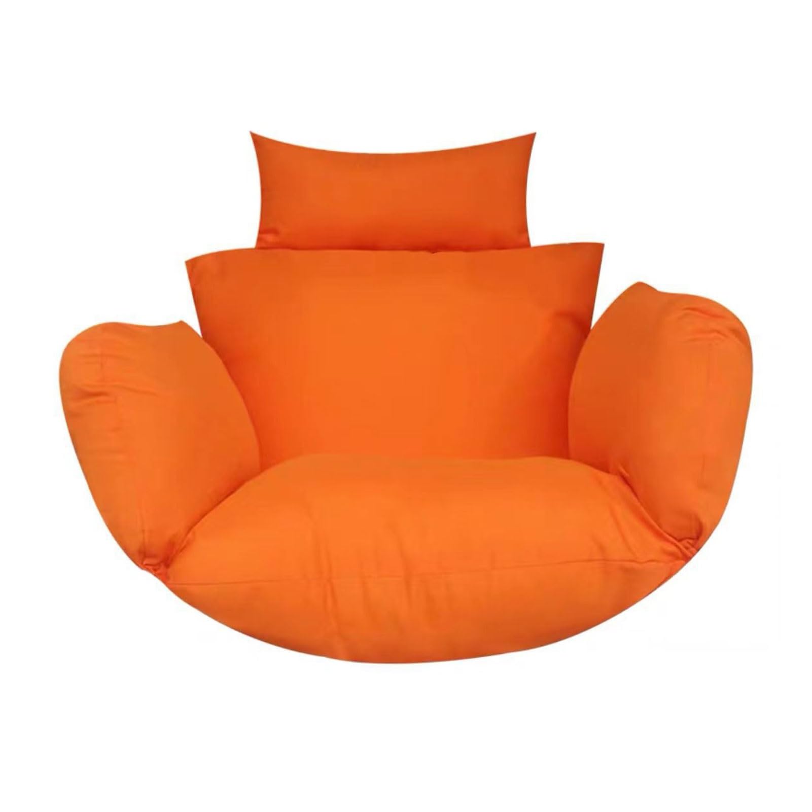 Coussin de chaise suspendue en rotin idéal pour créer un coin lecture cocooning au jardin