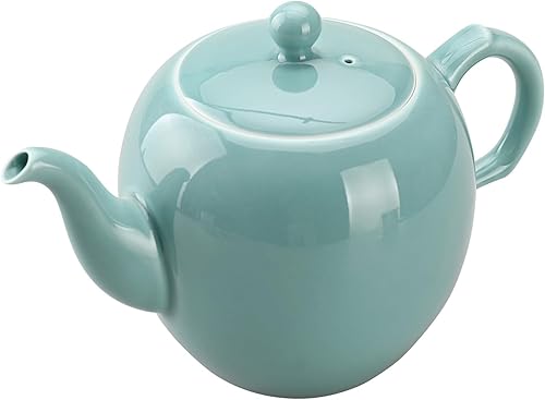 Miniatura 13 de Tetera con infusor Tetera de cerámica con volante extraíble de acero inoxidable para té suelto 15.80 oz/15.2 fl oz (1-2 tazas) Teteras para té, Rosa