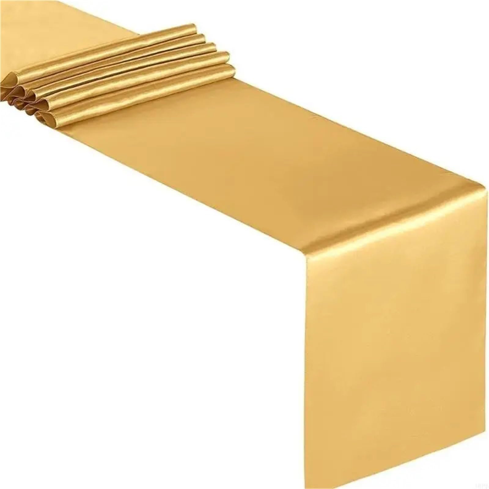 Satin Table Runner 5pcs Satins Solid Color Silk Table Runner 12x108inch for Banquets Table Setting