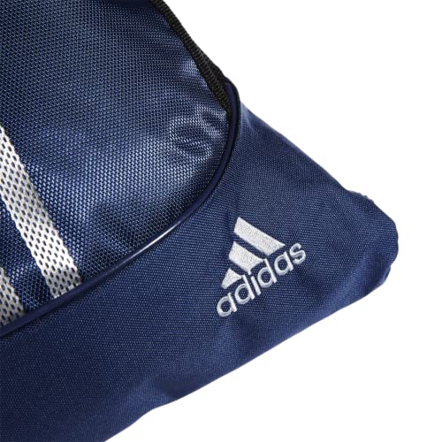 Image of adidas Unisex Alliance II Sackpack, Tech Indigo Blue /Metallic Silver, ONE SIZE