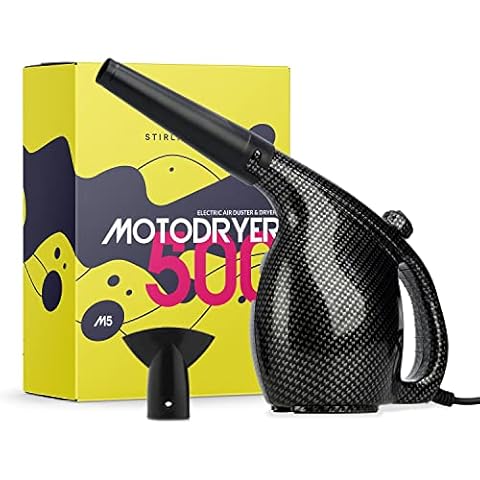EasyGoProducts MotoDryer - Motorcycle and Car Dryer. This Blower Dryer has a Powerful Force of Warm-Hot Filtered Air. Cover